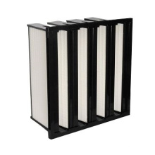 F6, F7, F8, F9V-Bank Gas Air Filter for Gas Turbine System, Air Purifier, Surface Treatment, Food, Bio-Phamaceutical